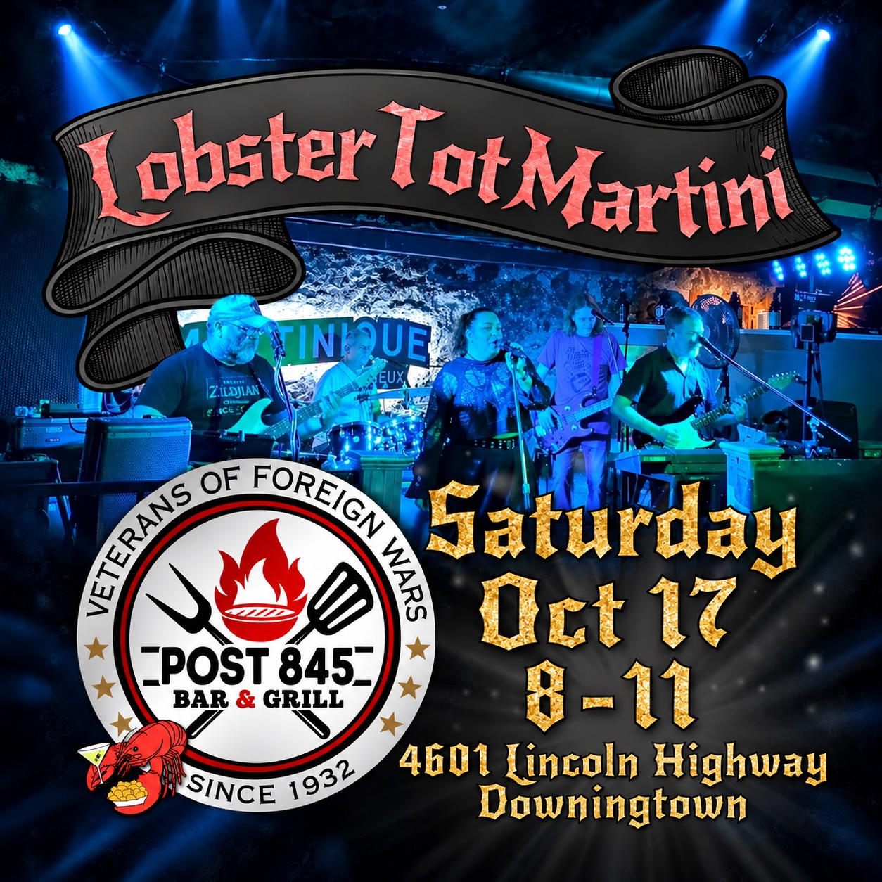 Lobster Tot Martini